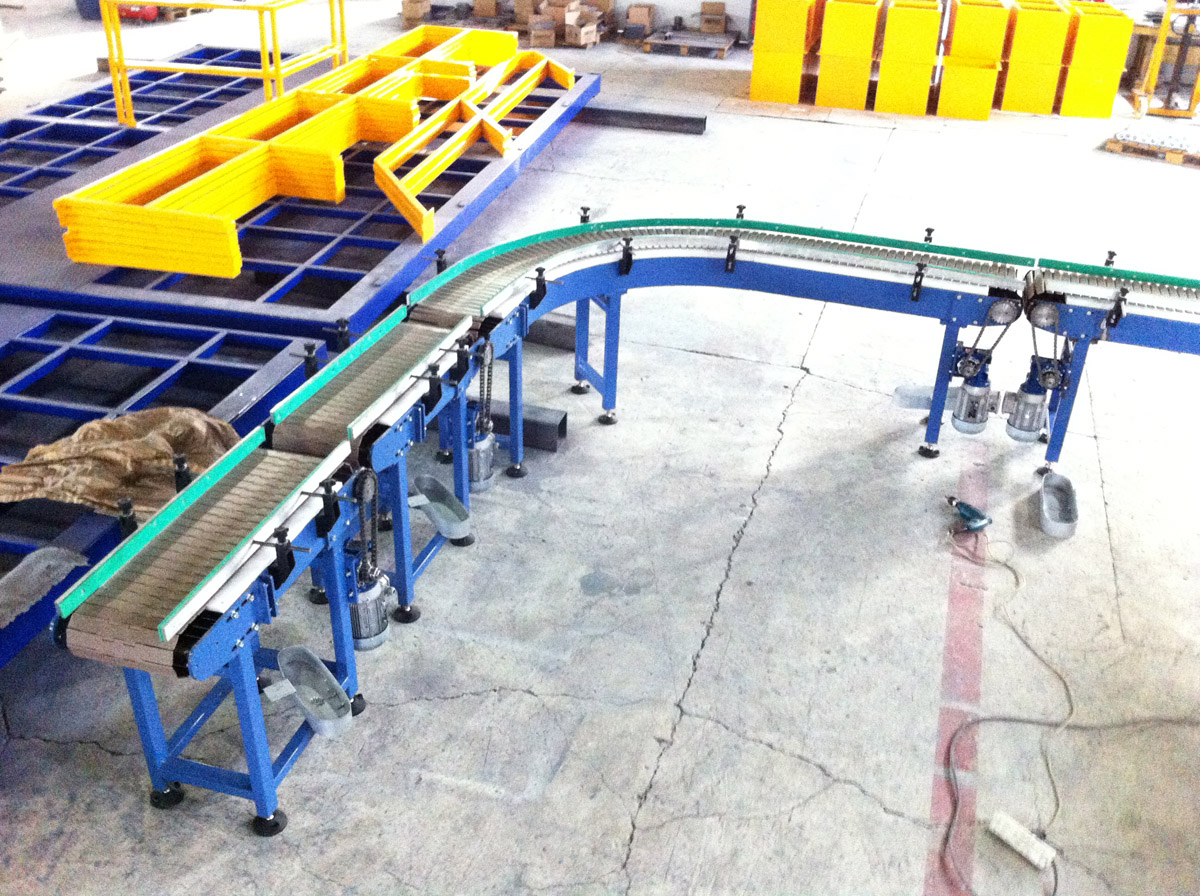 Modüler Bantlı Konveyör kullanım alanları